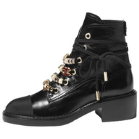 CHANEL Ankle Boots 5cm Women's Black
