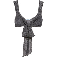 PRADA Crop Tops Women's Black