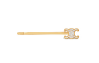 CELINE Hair Clips Women's Gold