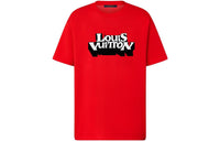 LOUIS VUITTON Lv Fall Series T Shirt Men's Red