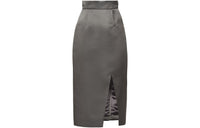 MIU MIU Casual Long Skirts Women's Gray