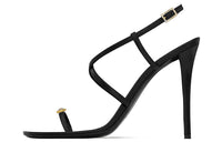 SAINT LAURENT One Strap Sandals 11cm Women's Black