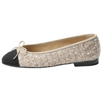 CHANEL 24B Casual Single Shoes Women's Beige