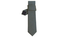 HERMES Ties Men Marine Blue/Yellow
