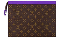 LOUIS VUITTON Pochette Voyage Mm Colormania Dark Violet