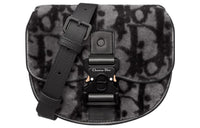 DIOR Gallop Shearling Shoulder Bag Crossbody Bag Mini Men's Black/Gray