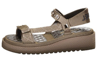 CHANEL Strap Sandals Women's Khaki