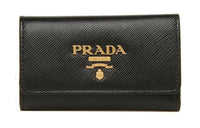 PRADA Leather Wallet Men's Black