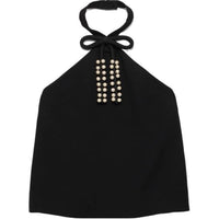 PRADA Embroidered Cady Top Camisole Women's Black