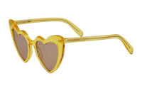 SAINT LAURENT Heart-shaped Sunglasses