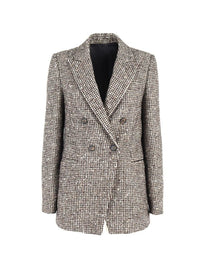 Brunello Cucinelli Checked Double-Breasted Blazer