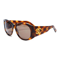 CHANEL 2000s Tortoiseshell effect Sunglasses