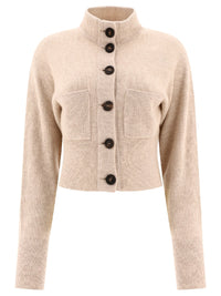 Brunello Cucinelli Funnel-Neck Cashmere Cardigan