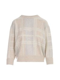 Brunello Cucinelli Check-Knit Jumper