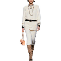 CHANEL FW Fall And Winter Sweater Women's Ivory