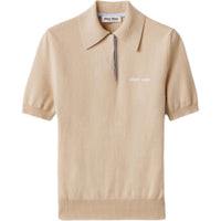 MIU MIU Cashmere Polo Top