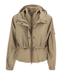 Brunello Cucinelli Layered Hooded Jacket