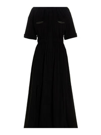 Brunello Cucinelli Flap-Pocket Midi Dress