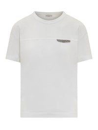 Brunello Cucinelli Embellished Cotton T-Shirt