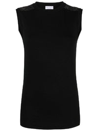 Brunello Cucinelli Sleeveless Crew-Neck Top