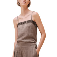 HERMES Camisoles Women's Gray