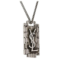 SAINT LAURENT Silver Necklaces Women's Silver