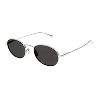 SAINT LAURENT Metal Oval Sunglasses Men's Silver
