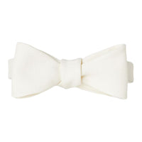 Loro Piana Mulberry Silk Ties Women's White