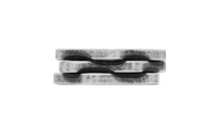 SAINT LAURENT Brass Rings Men's Silver