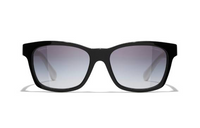 CHANEL Sunglasses Women's Black