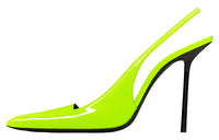 SAINT LAURENT Kiss 115mm Slingback Pumps