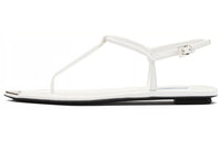 PRADA One Strap Sandals Women's White