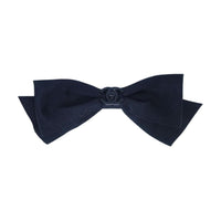 CHANEL 1990 2000s Cc Turn lock Bow Hair Barrette