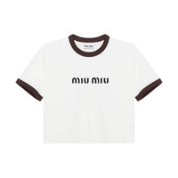 MIU MIU Regular T-Shirt Women's White