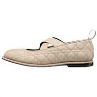 DIOR Tendu Flat Mary Jane Shoes Men's Beige