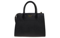 PRADA Calfskin Portable Crossbody Bag Shoulder Bag Women's Black