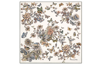 DIOR Silk Scarves Women's White