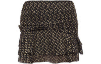 SAINT LAURENT Casual Short Skirts Women's Black