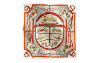 HERMES Silk Scarves Women's Multicolor