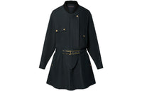 LOUIS VUITTON Biker-Detail Silk Dress
