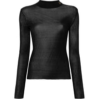SAINT LAURENT Ysl Ribbed Silk Jumper
