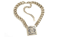 CHANEL Necklaces Women's Gold