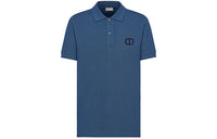 DIOR Quarterly New Products Polo Shirts Men Blue
