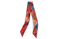 HERMES Silk Scarves Women's Red