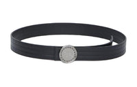 DIOR Letter Label Leather Belts Men's Black -