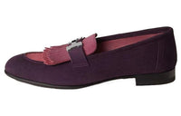 HERMES Loafers Men Purple