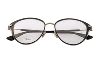 DIOR Metal Irregular Shape Eyeglass Frames Women's Black