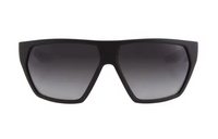 PRADA Plastic Irregular Shape Sunglasses Unisex Gray