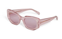 CELINE Irregular Shape Sunglasses Women's Pink