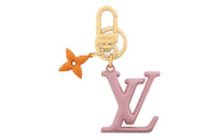 LOUIS VUITTON Sun Yitian Collaboration Metal Keychain Bag Accessory Women's Purple Pink